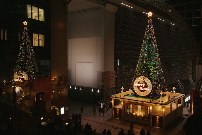 京都駅のクリスマスツリー1